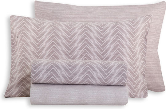 Nef-Nef Homeware Σετ Υπέρδιπλη 230x240cm Visual Beige