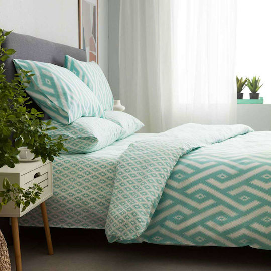 Vesta Home Set Double 200x240 Paros 1 Turquoise