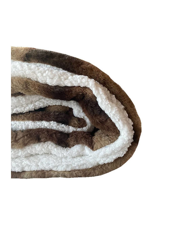 TnS Rabbit Sherpa Double Blanket 200x220cm Serpa