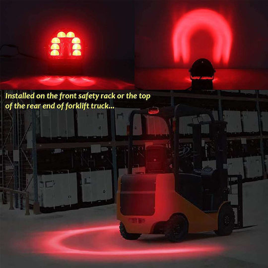 GloboStar Car Beacon LED Waterproof 14cm with Red Lighting