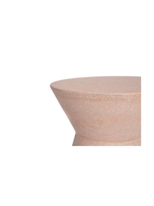 Stool Outdoor Biella Terazzo Pink / White 35x35x44cm