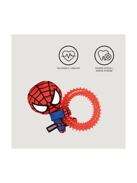 PCMerch Spiderman Παιχνίδι Σκύλου 18.5εκ. Κόκκινο 4τμχ