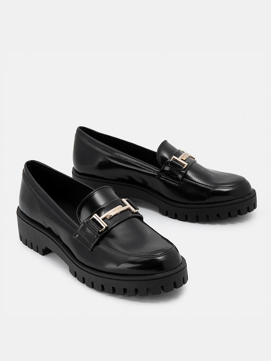 Si Bolleti 485 Women's Loafers Black Checkmate