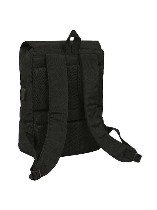 Safta Mickey Mouse Clubhouse Bag Backpack 13.3" Black