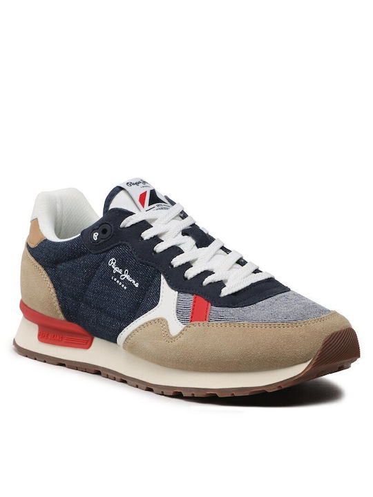 Pepe Jeans Brit Man Heritage Sneakers Dark Denim