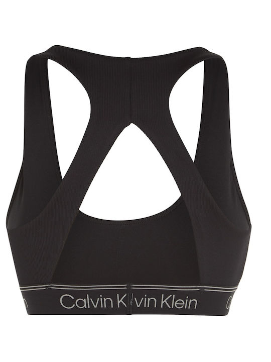 Calvin Klein Women's Sports Bra without Padding Black