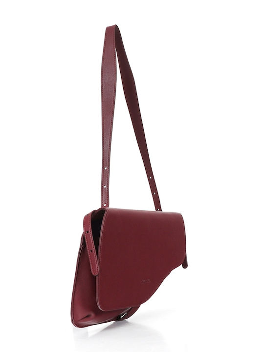 Irregular Geantă de damă De umăr Burgundy