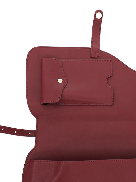 Irregular Geantă de damă De umăr Burgundy