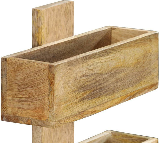 vidaXL Стойка за списания Дърво Кафяв 30x11x72бр 1бр