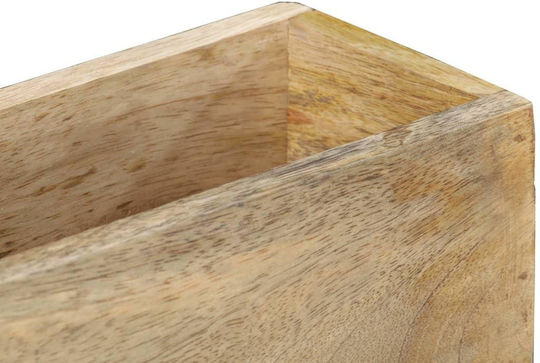vidaXL Стойка за списания Дърво Кафяв 30x11x72бр 1бр