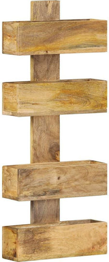 vidaXL Стойка за списания Дърво Кафяв 30x11x72бр 1бр