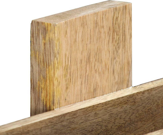 vidaXL Стойка за списания Дърво Кафяв 30x11x72бр 1бр