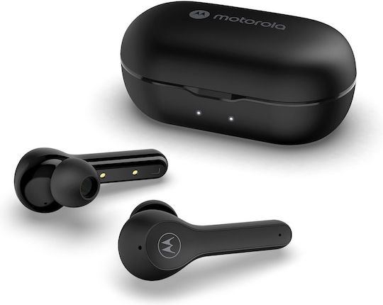 Motorola BUDS 085 In-ear Bluetooth Handsfree Ακουστικά με Θήκη Φόρτισης Μαύρα