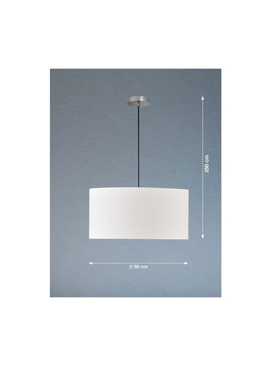 Fischer Honsel Pina Pendant Light Single-Light for Socket E27 White