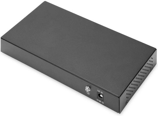 Digitus DN-80067 Unmanaged L2 Switch with 8 Ethernet Ports and 2 SFP Ports