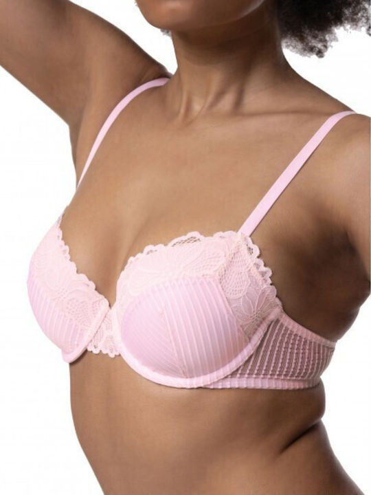 Karly Bra with Light Padding Underwire Pink/Blue