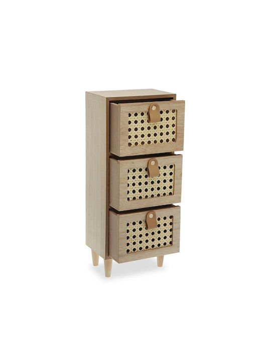 Versa Jewellery Box Wooden with Drawer 14x10x34cm