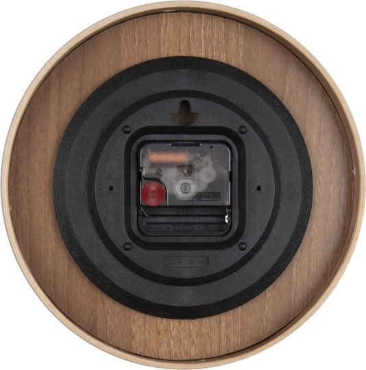 Karlsson Pure Wood Grain Αντικέ Ρολόι Τοίχου Ξύλινο Μπεζ Ø22cm