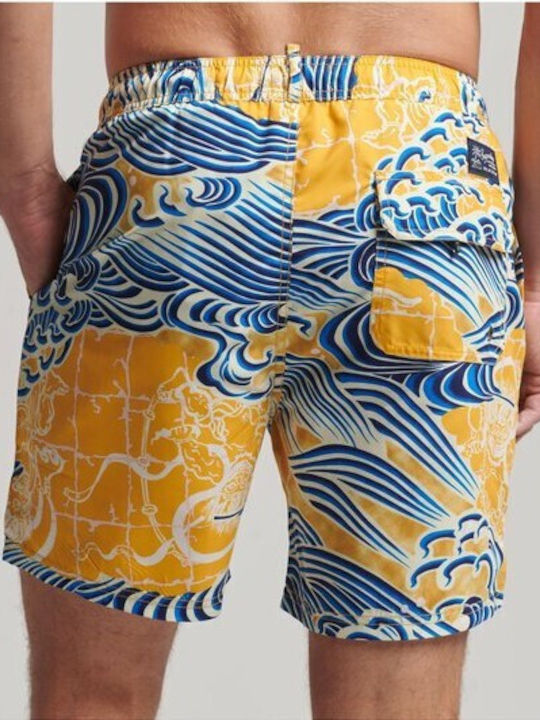 Superdry Men's Swimwear Shorts Multicolour with Patterns