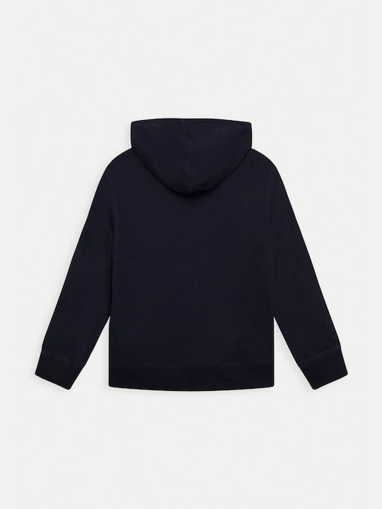 GAP Boys Hooded Sweatshirt with Zipper Navy Blue