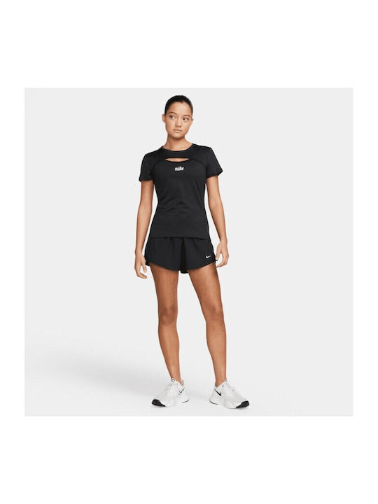 One Women's High-waisted Sporty Shorts Dri-Fit Black