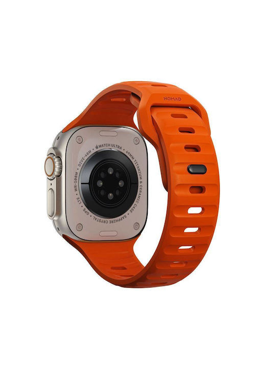 Nomad Sport Curea Silicon Portocaliu (Apple Watch 42/44/45mm - Ceas Apple 42/44/45mm) NM00736685