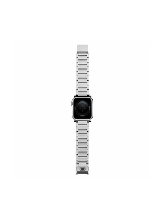 Nomad Aluminum Curea Oțel inoxidabil Argint (Apple Watch 42/44/45mm - Ceas Apple 42/44/45mm) NM01328285