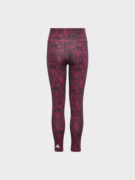 Adidas Leggings pentru Copii Sport Lung Fuchsia