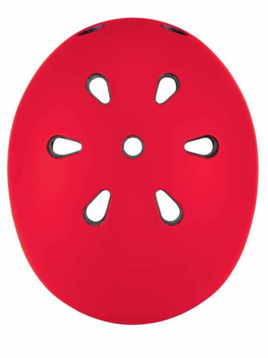 Globber Go Up Lights Kids' Helmet for City Bike Red with LED Light