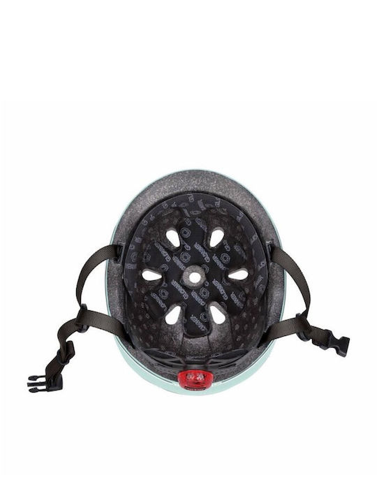 Globber Go Up Lights Kids' Helmet for City Bike Green Mint
