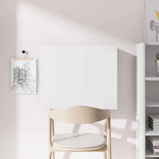 Desk Wooden White 60x21.5x50cm