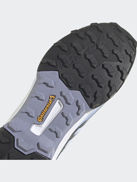 adidas Terrex Ax4 GTX Men's Waterproof Hiking Shoes With Gore-Tex Membrane Silver Violet Blue Dawn Core Black