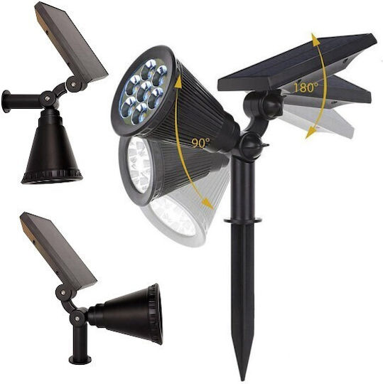 Spot Light Spiked Solar Light 4W with Cold White Light 6000K