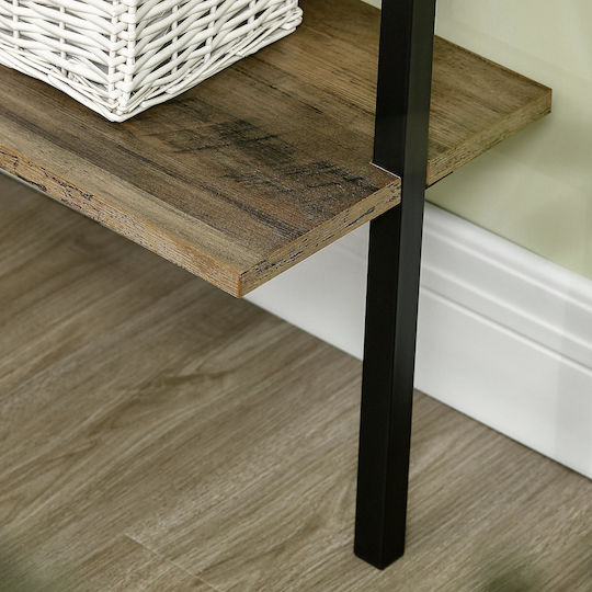 Βιβλιοθήκη Ladder Καφέ 60x30x184.5εκ.