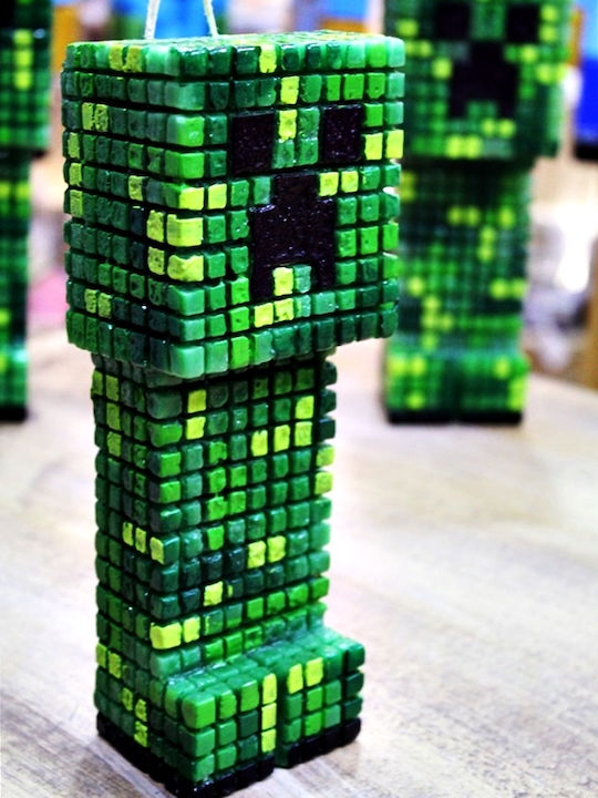Easter Candle Minecraft Minecraft 20cm Green (Miscellaneous Designs)