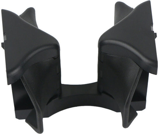 Carner Car Cup Holder 2 Positions for Console Mercedes-Benz C-Class W204 2007-2014 / E-Class C207 & W212 2009-2017 / GLK-Class X204 in Black Color