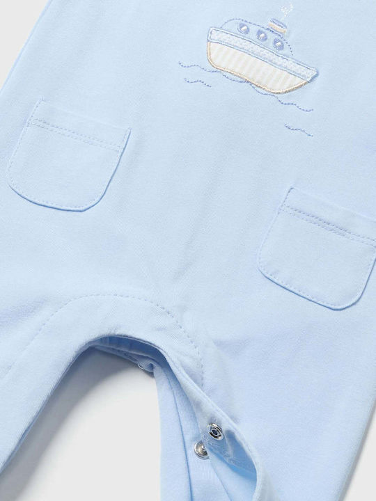 Mayoral Babystrampler Langärmliges Hellblau