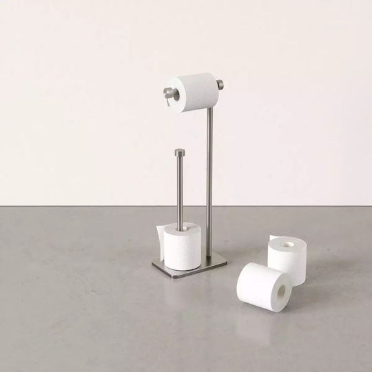 Umbra Cappa Boden Papierhalter Metallisch Silber