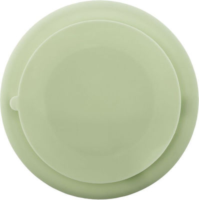 Stephen Joseph Baby Food Plate Farm made of Silicone Green