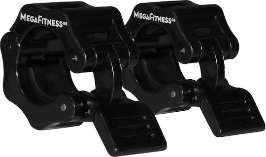 MegaFitness Lock-Jaw Collar Set for Dumbbells/Barbells Ø28mm 2pcs