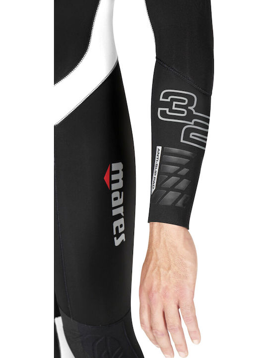 Mares Flexa Wetsuit for Diving Double-layer with Zip Black / White 2mm