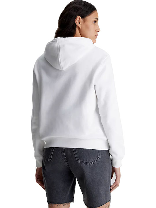 Calvin Klein Women's Hooded Sweatshirt WHITE