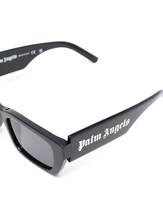 Palm Angels Women's Sunglasses with Black Plastic Frame and Black Lens