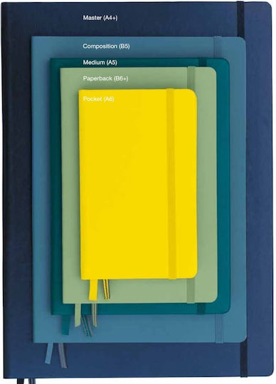Leuchtturm1917 Carnet 125 Foi A5 cu Puncte și Elastic Verde