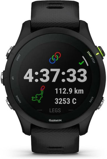 Garmin Forerunner 255 Music 46mm Rezistent la apă Smartwatch