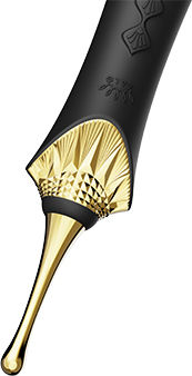 Zalo Bess 2 Clitoral Vibrator Clitoral Vibrator 22cm Obsidian Black