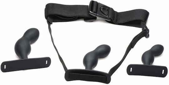 XR Master Series P-Spot Plugger Trainer Πρωκτικές Σφήνες Σετ Μαύρες