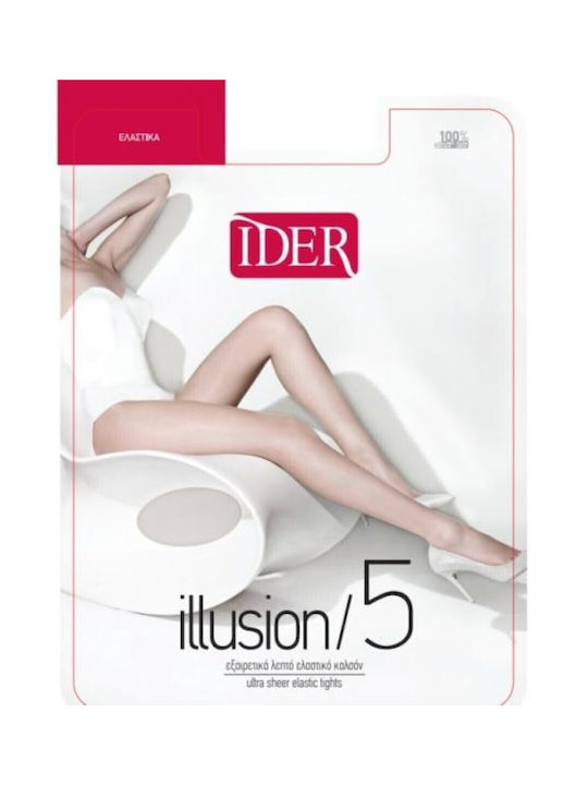 IDER Women's Pantyhose 5 Den Black