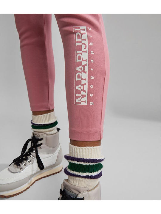 M-box Damen Lang Leggings Rosa