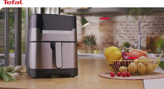Tefal Easy Fry & Grill Digit Air Fryer 4.2lt Ασημί